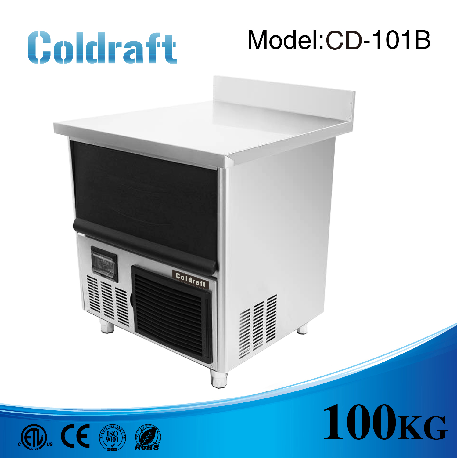 Máy làm đá viên âm bàn Coldraft CD - 101B