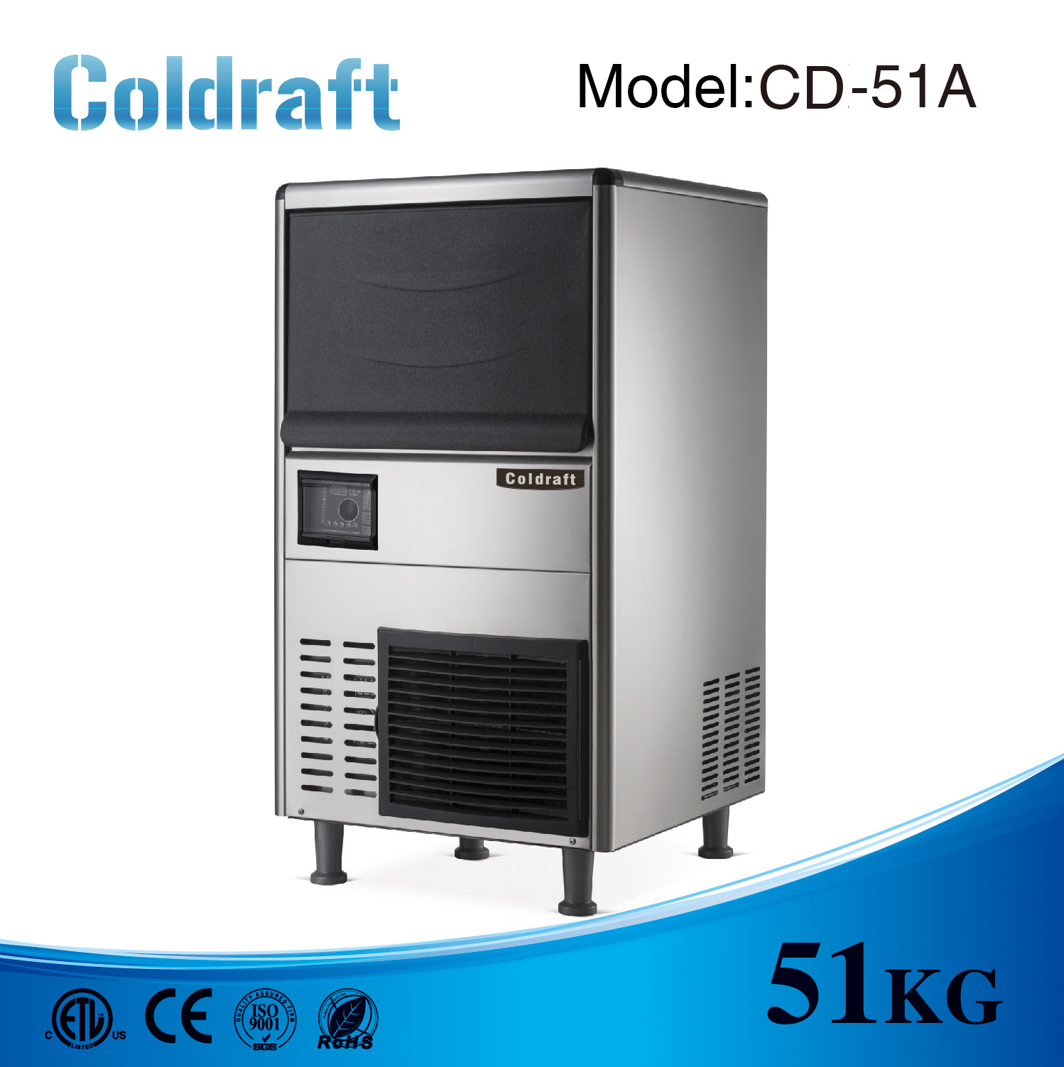CD-51A Máy làm đá Coldraft công suất 51kg