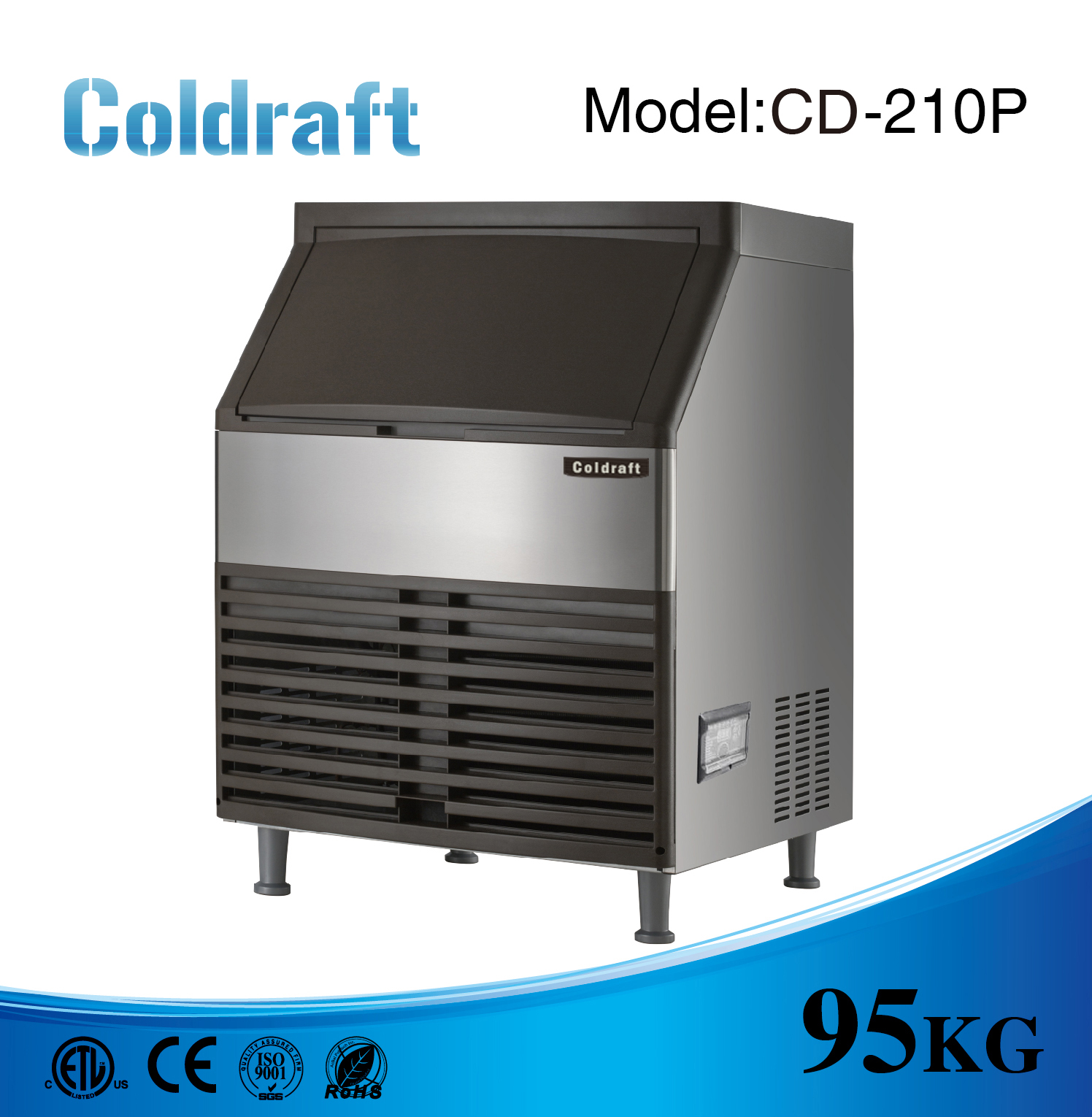 Máy làm đá viên Coldraft CD-210P