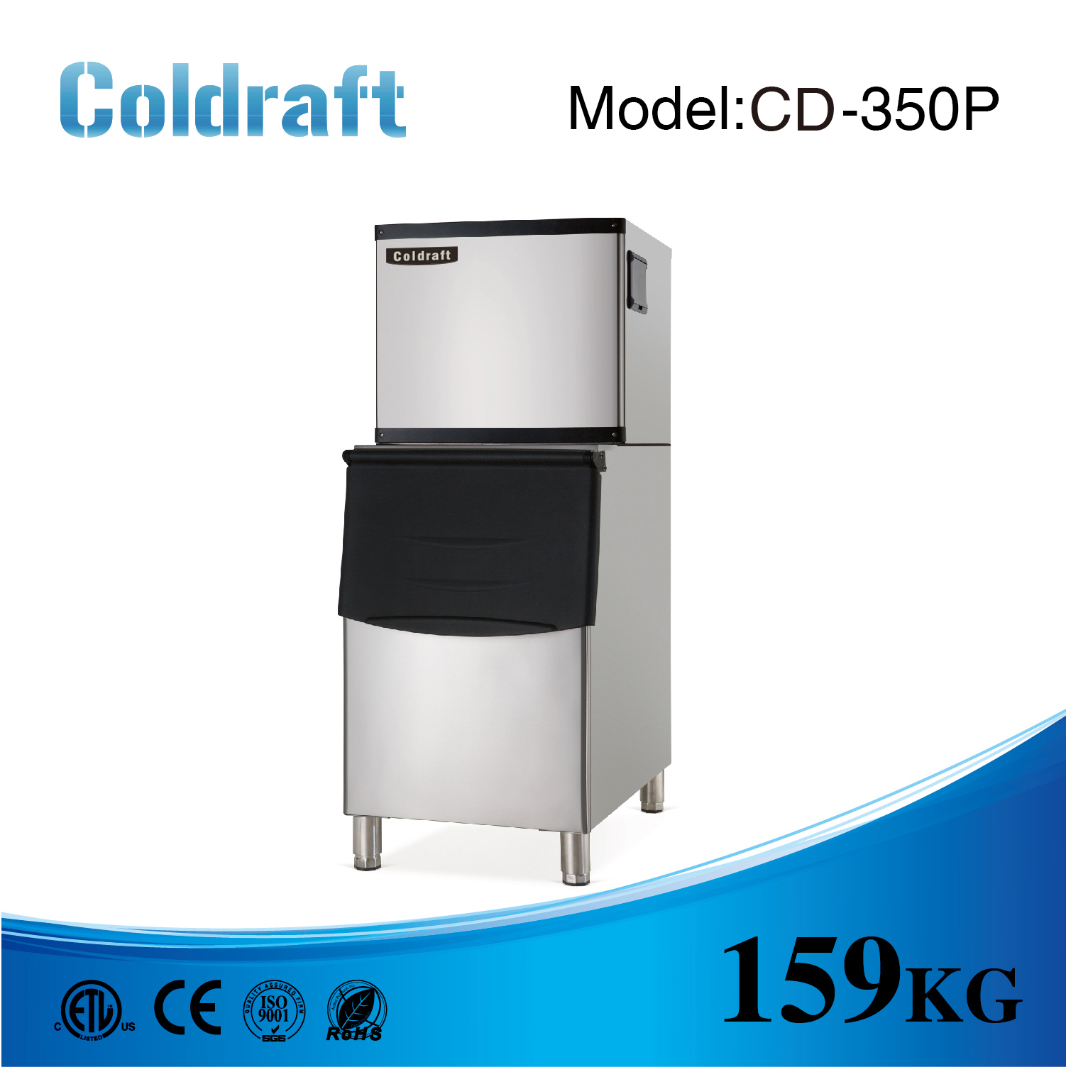 Máy làm đá viên Coldraft CD-350P