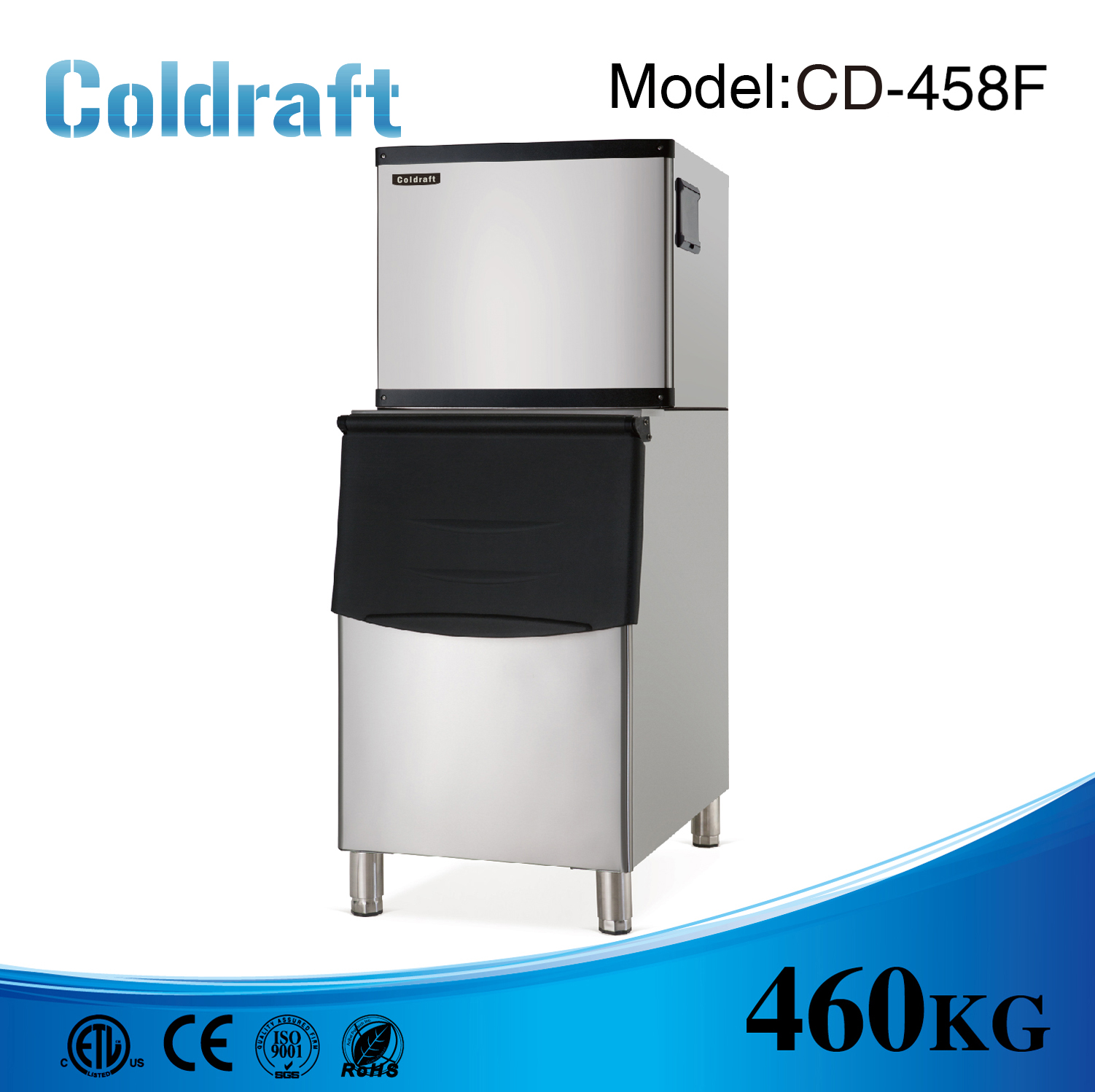 Máy làm đá viên Coldraft CD-458F